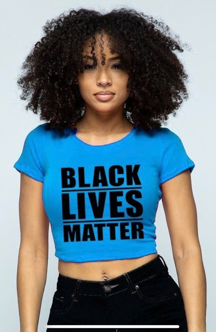 BLM Crop Tee