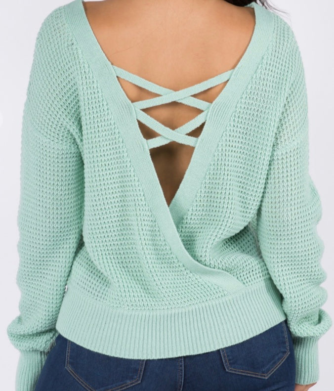 Criss Cross Sweater