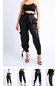 Waist tie pants